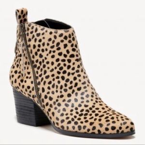 NWT Sole Society Cheetah Print Mira Booties
